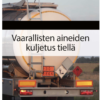 VAK 2023 (Vaarallisten aineiden kuljetus tiellä, lakikokoelma)
